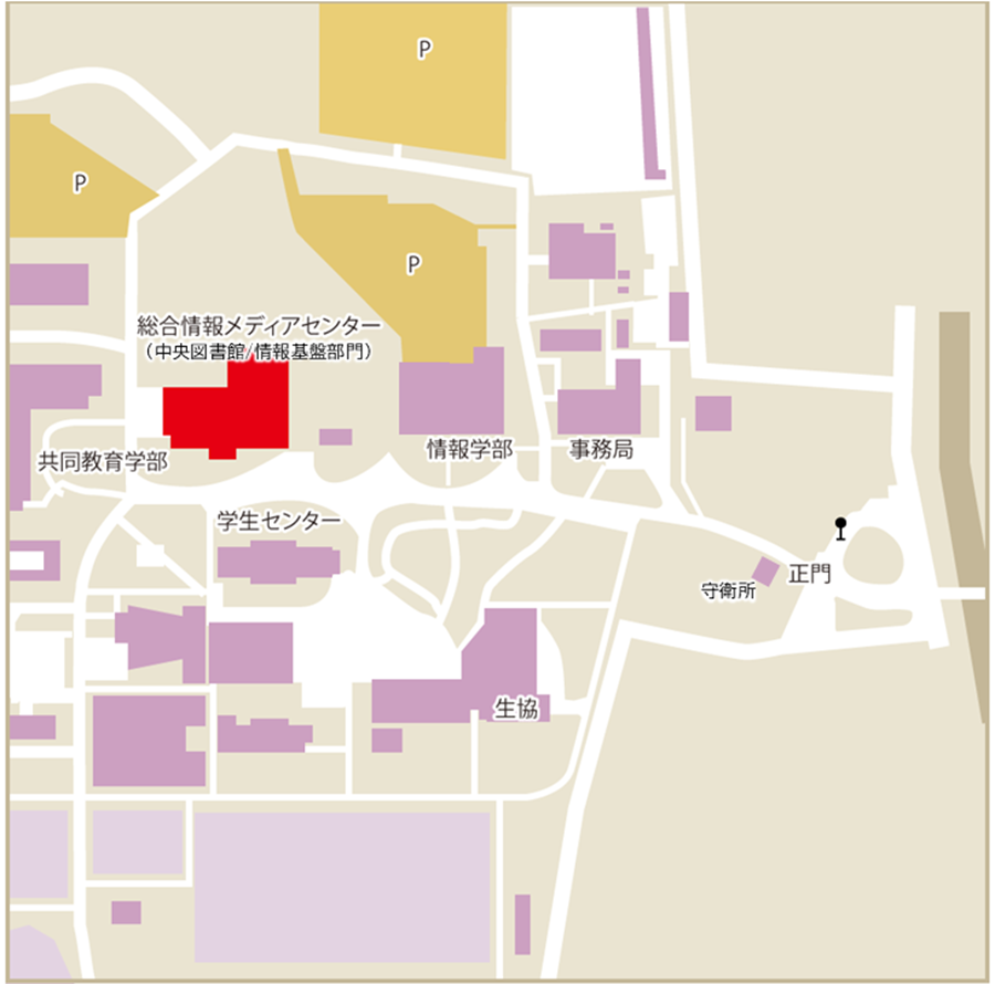 Aramaki Campus Map